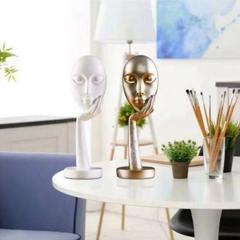 MODERN RESIN STATUES HOME DECOR