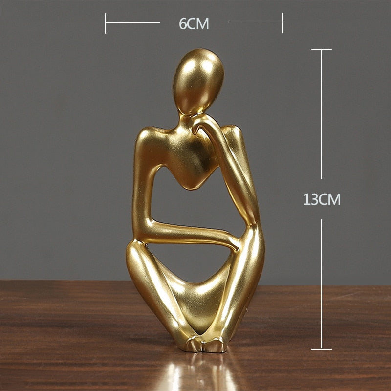 ABSTRACT THINKER STATUE HOME DECOR