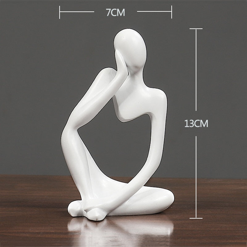 ABSTRACT THINKER STATUE HOME DECOR