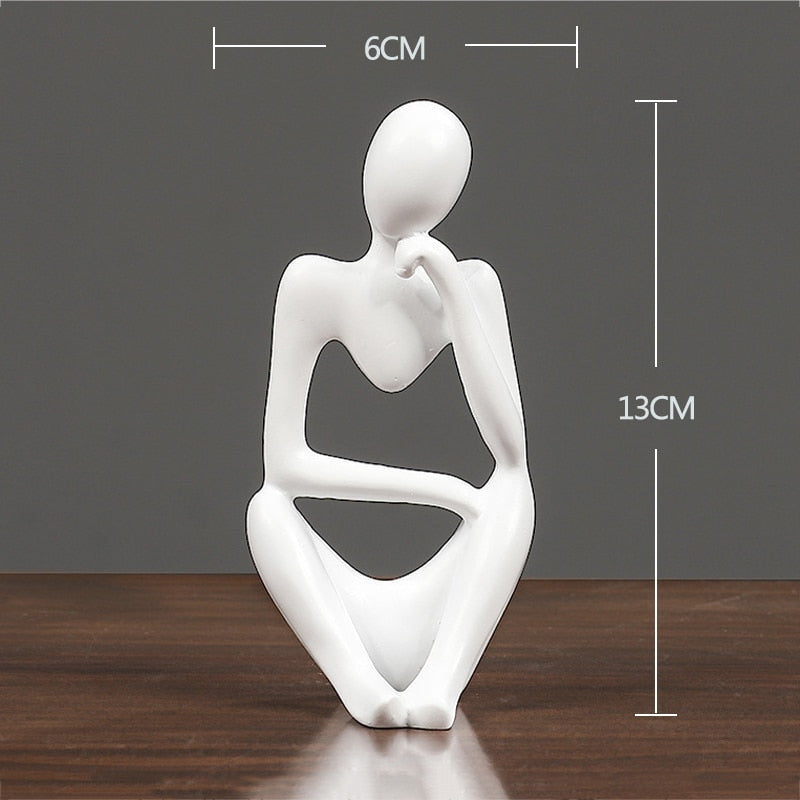 ABSTRACT THINKER STATUE HOME DECOR