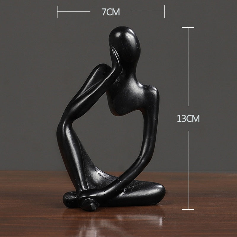 ABSTRACT THINKER STATUE HOME DECOR